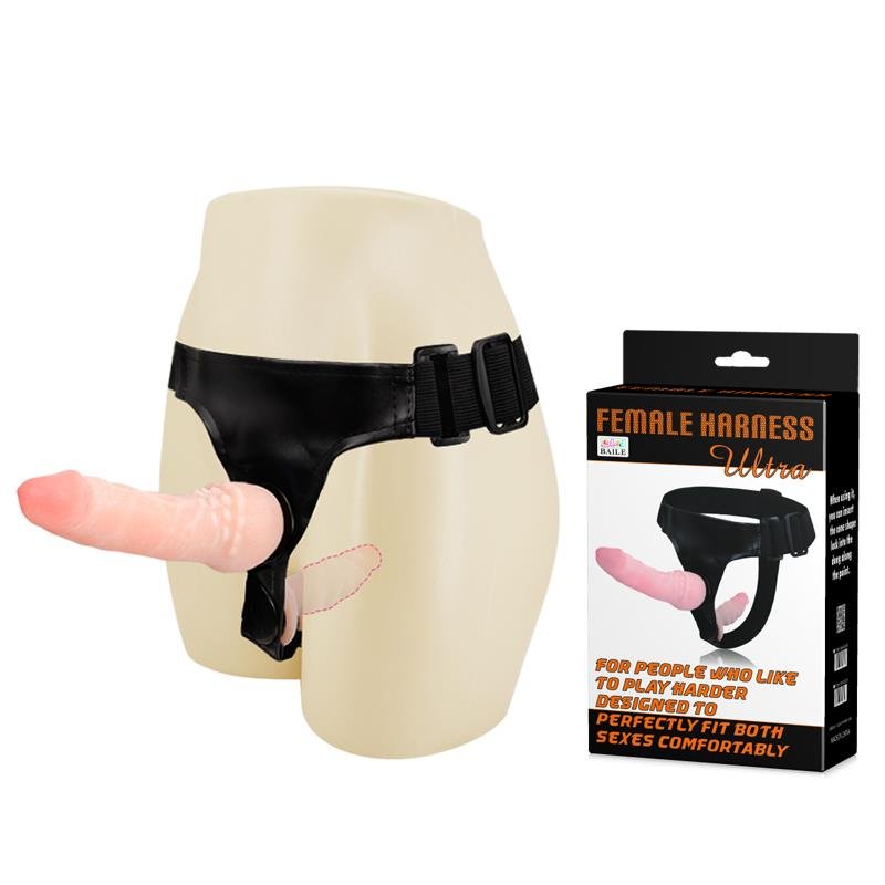 Double Ultra Penetration Strap - On Flesh - secretsextoys.store