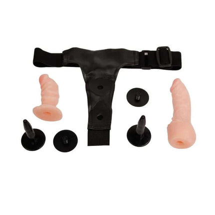 Double Ultra Penetration Strap-On Flesh with dual dildo design for external and internal stimulation