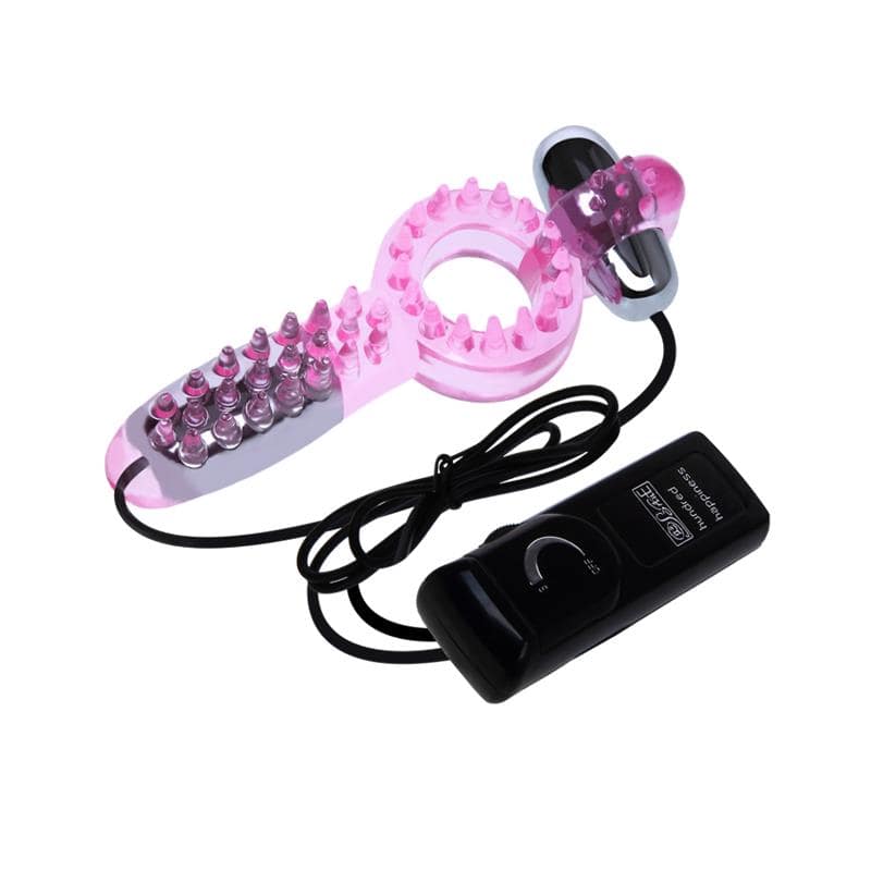 Double Vibrating Cock Ring Couple Collection Pink - secretsextoys.store