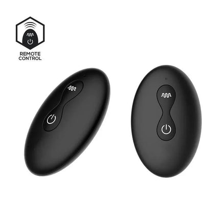 Drago Butt Plug Vibration, 360º Twister Movement and Remote Control device showing wireless functionality.