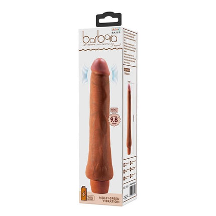 Dryad Realistic Vibe 9.8 packaging showing lifelike vibrating dildo with multi-speed settings