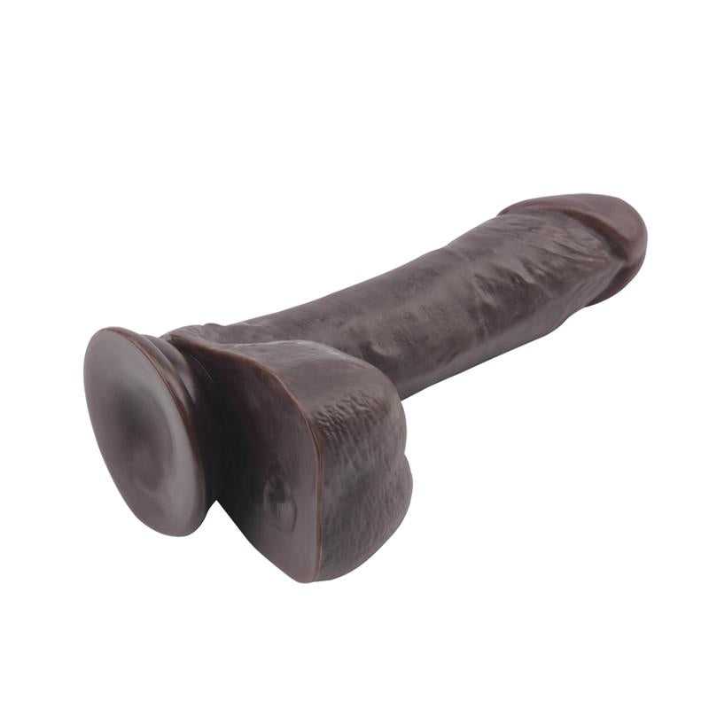 Dual Density Realistic Dildo 7.9 Brown - secretsextoys.store