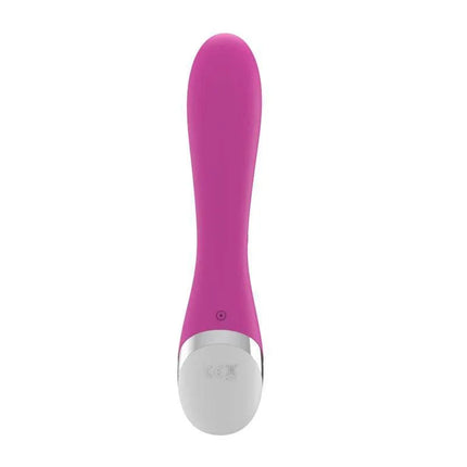 Dual Vibe with Rabbit USB Silicone Pink pleasure product with clitoral stimulator