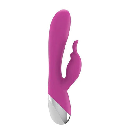 Dual Vibe with Rabbit USB Silicone Pink by A-GUSTO