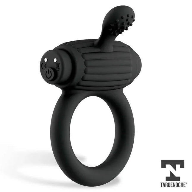 Dully Vibrating Penis Ring Silicone Magnetic USB by Tardenoche, made of premium silicone for enhanced pleasure and intimacy.