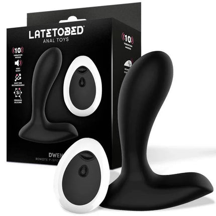 Dwen P-Spot Vibrator USB with Remote Control prostate stimulator ergonomic design for targeted pleasure and ease of use
