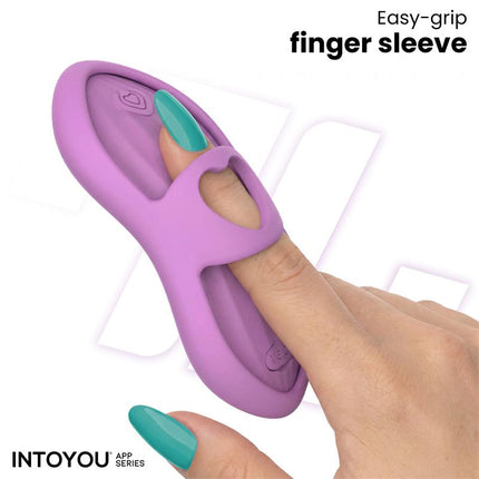 Laia Heated Finger Vibrator with App Lavender