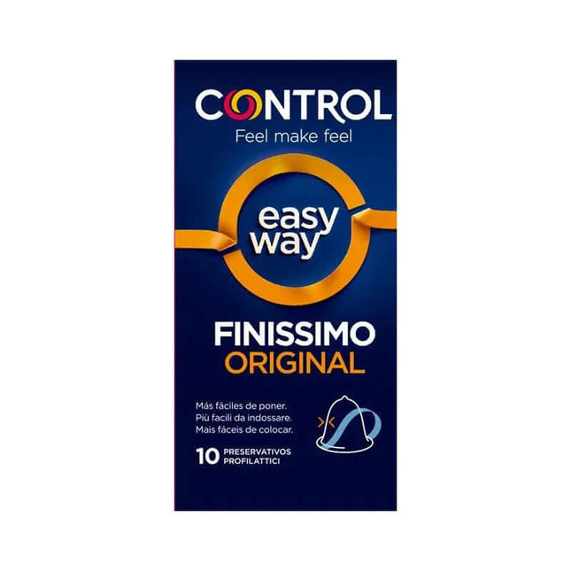 Box of Easy Way Finissimo Original 10 uds ultra-thin condoms for natural sensations