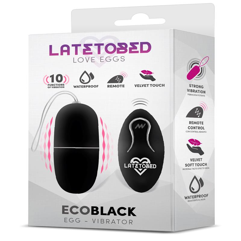 Ecoblack Vibrating Egg with Remote Control - secretsextoys.store