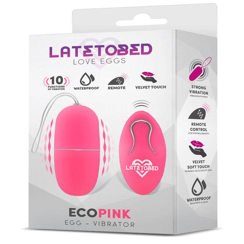 Ecopink Vibrating Egg with Remote Control - secretsextoys.store