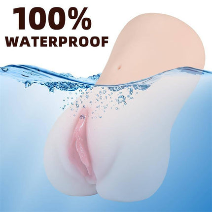 Eden Vibrating Masturbator, 100% waterproof, featuring textured and powerful vibrations for enhanced solo pleasure.