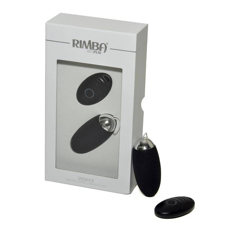 Egg Vibrator with Remote Control Venice Black - secretsextoys.store