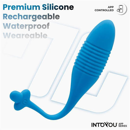 Egg with Thrusting with APP Magnetic USB by Intoyou® in premium silicone.