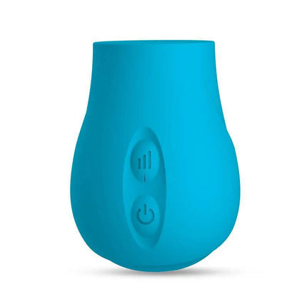 Blue controller for Eivian Interchangeable 4 Pieces Set Vibration and Thrusting with power and mode buttons visible.