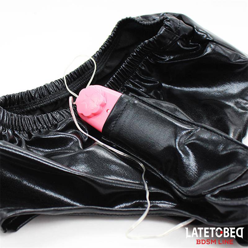 Elastic Panties with Vibrating Dildo One Size - secretsextoys.store