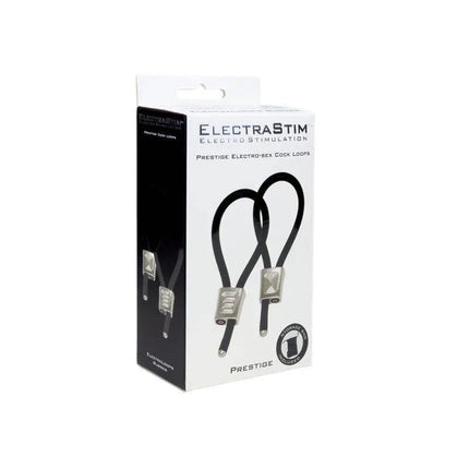 ElectraLoops Prestige Set of 2 Penis Rings Silver packaging box