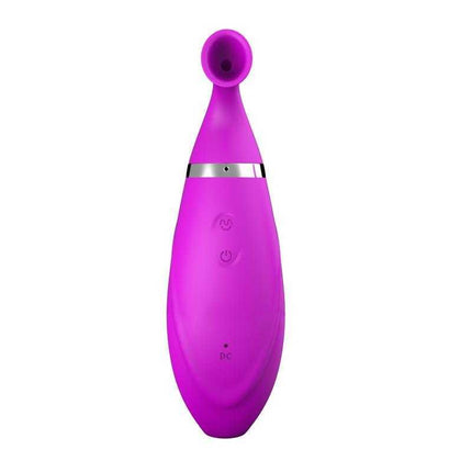 Elephant Clitoris Sucker MC19 in purple, 12-function clitoral stimulator made of medical-grade silicone, USB-rechargeable