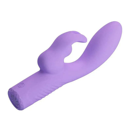 Elivia Vibe Lilac vibrator in purple, featuring ergonomic design and 10 vibration functions for precise G-spot stimulation and ambient lighting.