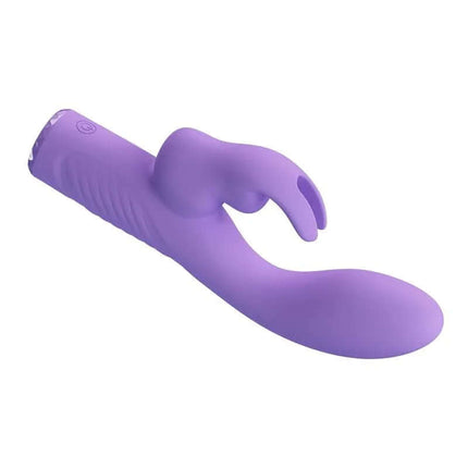 Elivia Vibe Lilac vibrator with ergonomic design for G-spot stimulation and ambient light, featuring 10 vibration functions.