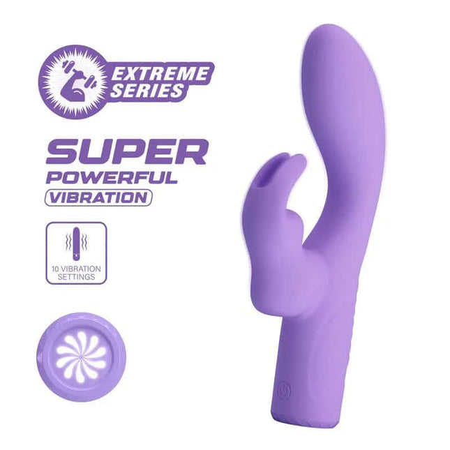 Elivia Vibe Lilac vibrator with 10 vibration settings and ergonomic design for precise G-spot stimulation.