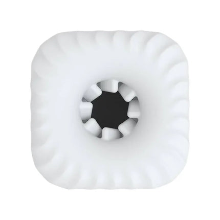 Elon Replacement Sleeve - detailed view of a textured interior design for enhanced pleasure and perfect fit in male masturbators.