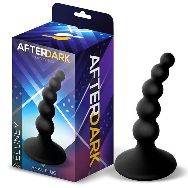 Eluney Butt Plug Silicone 9 cm x 2.4 cm by Afterdark, premium anal toy made from safe, durable silicone, shown with packaging