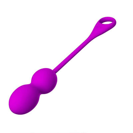 Elvira Vibrating Kegel Balls with App Control in vibrant purple, designed for comfort and pelvic floor training.