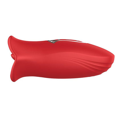 Ember Licking and Vibrating Mouth Shape Massager USB Silicone