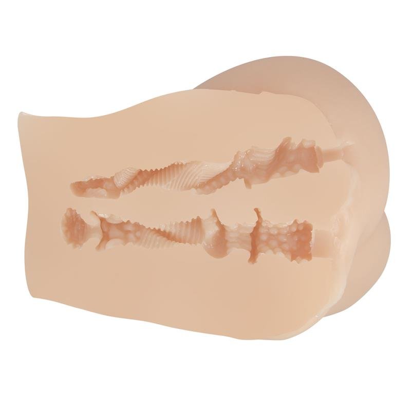 Emilia Vibrating Realistic Masturbator Vagina and Anus - secretsextoys.store