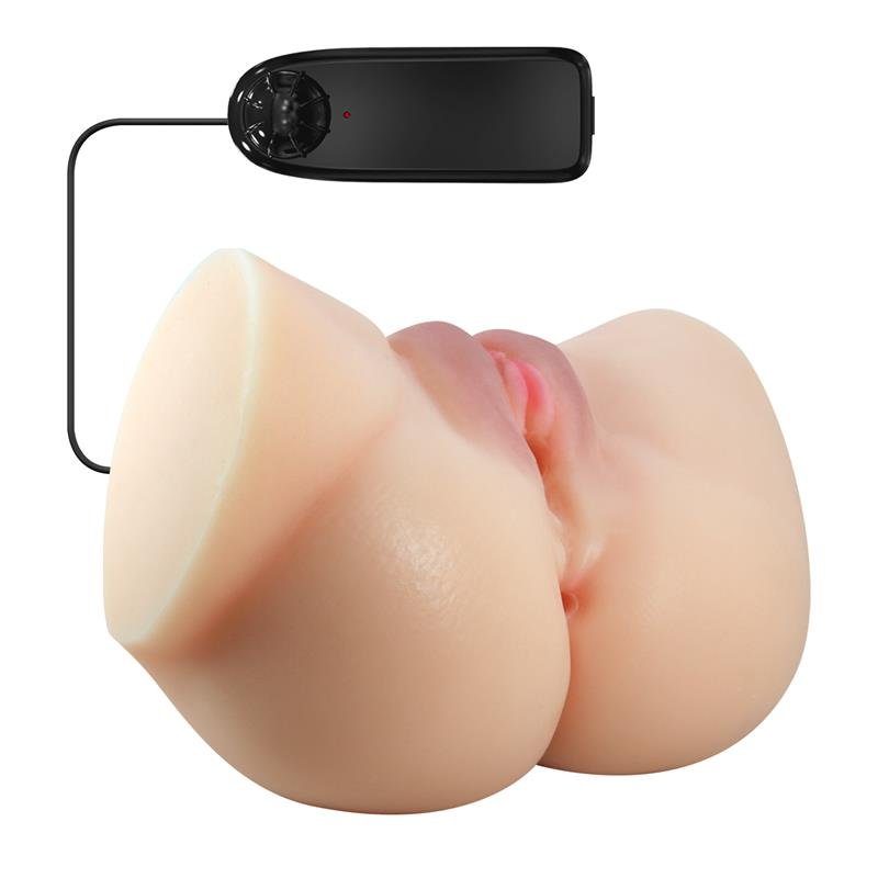 Emilia Vibrating Realistic Masturbator Vagina and Anus - secretsextoys.store