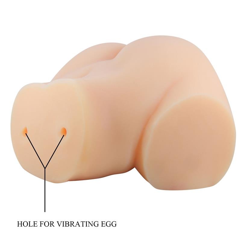 Emilia Vibrating Realistic Masturbator Vagina and Anus - secretsextoys.store