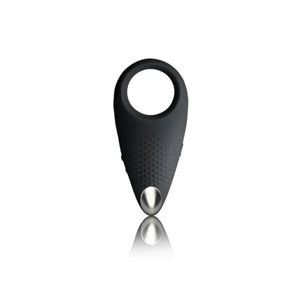 Empower Vibrating Ring USB Black couples stimulator with ergonomic design and soft silicone body for intimate vibrations