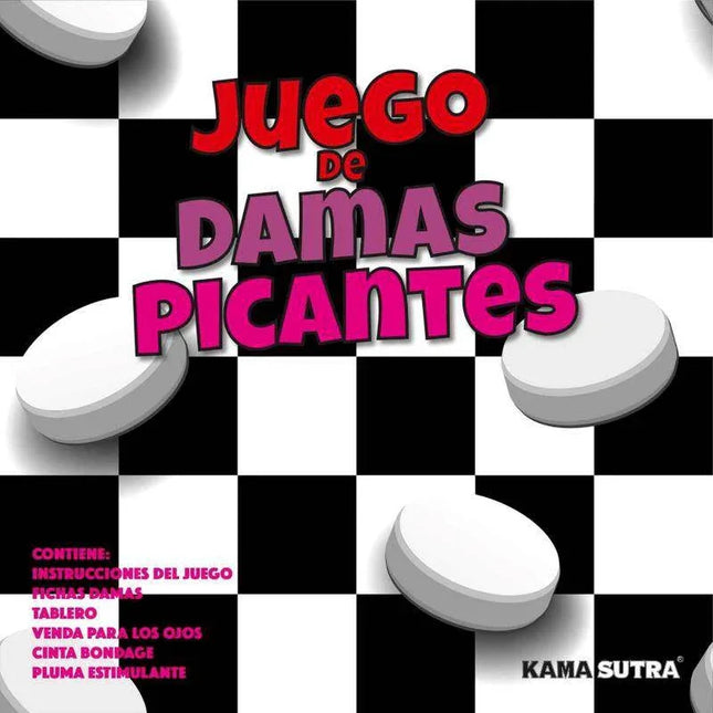 Juego de Damas Picantes - Erotic Checkers Game with adult-themed challenges and premium board design