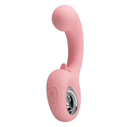 Erynnyes Vibrator with Licking, crafted from medical-grade silicone, featuring dual-stimulation for luxury pleasure.