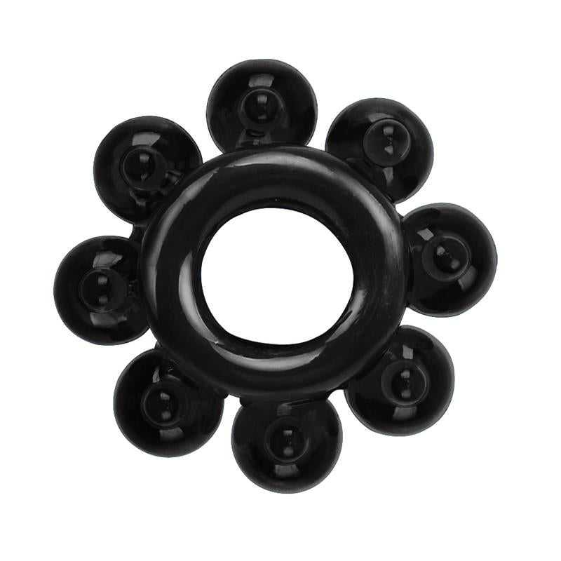 Essential Black Cock Rings Set - secretsextoys.store