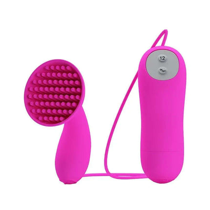 Estimulator Brady Pink with 12 vibration functions and textured cup for intense stimulation.