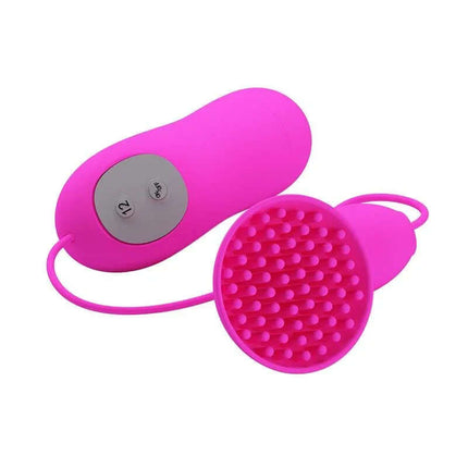 Estimulator Brady Pink with 12 vibration functions and textured cup for intense stimulation