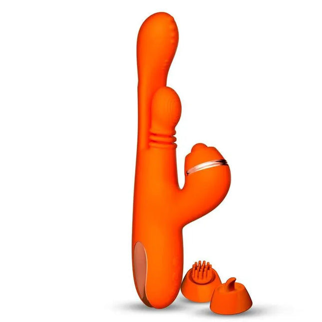 Ethan Vibrator 360º G-spot Massager with Multifunction Caps