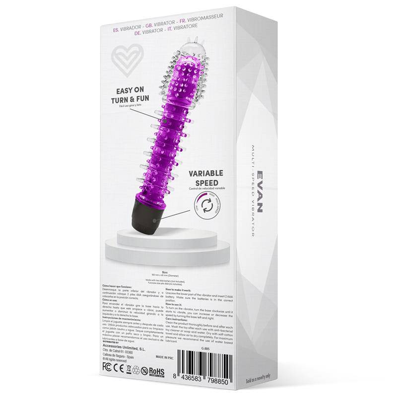 Evan Multi - Speed Vibe Purple - secretsextoys.store