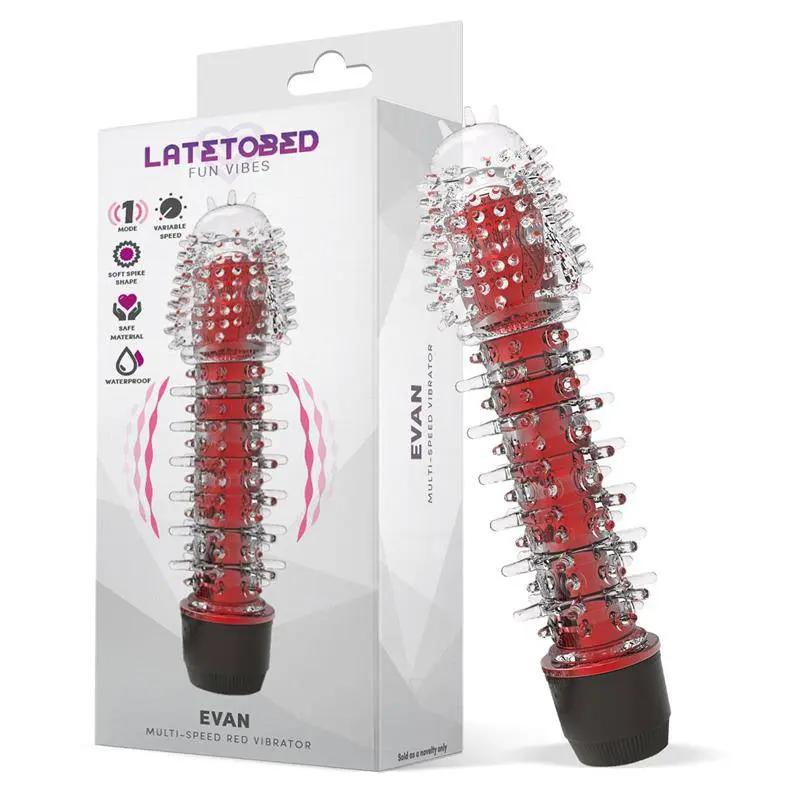 Evan Vibe Multi Speed Red - secretsextoys.store