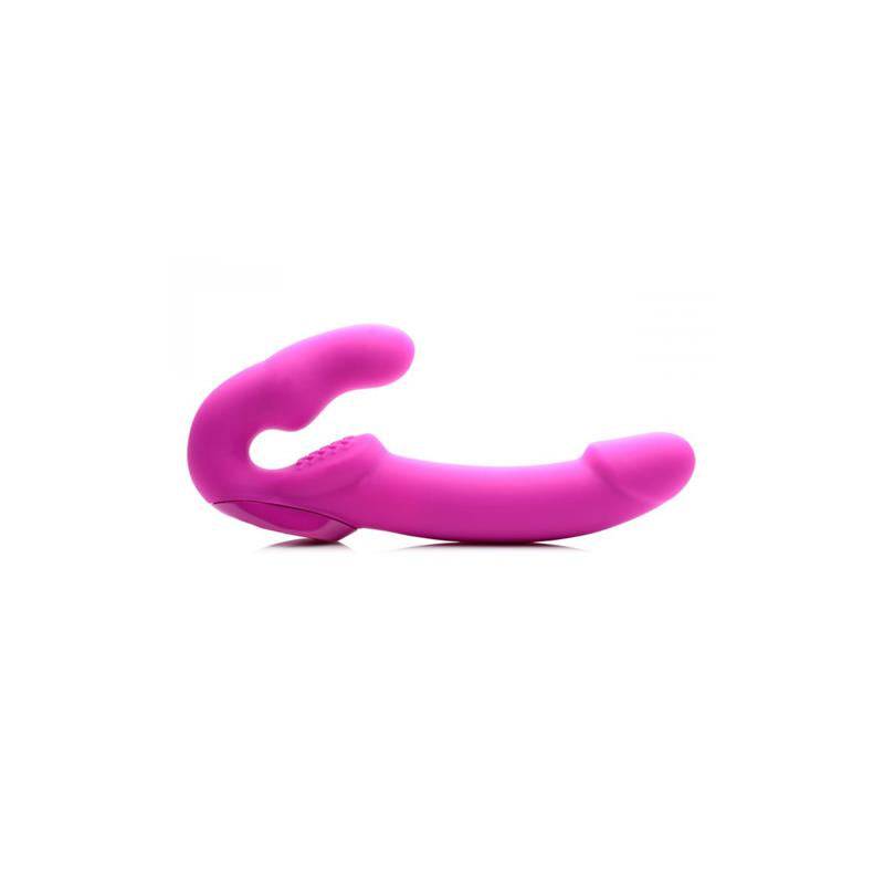 Evoke Vibrating Strapless Strap - On Pink - secretsextoys.store