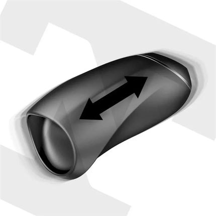 Evony Oral Sex Male Masturbator Suction and Vibration 2 Motors USB Silicone on white background