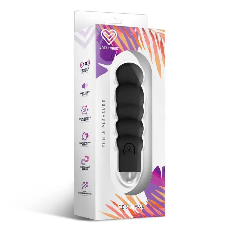 Ewon Stimulator 10 Speeds Black - secretsextoys.store