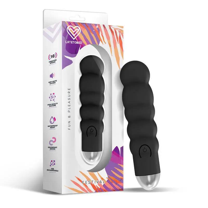 Ewon Stimulator 10 Speeds Black - secretsextoys.store