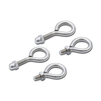 Four stainless steel hooks for Expandable Spreader Silver Bar