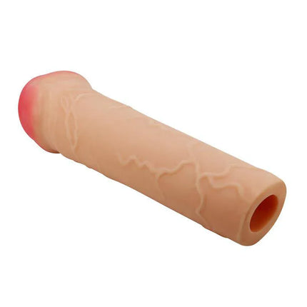 Extended Penis Sleeve 1 Nile with realistic texture and natural detailing for enhanced pleasure and increased length and girth.