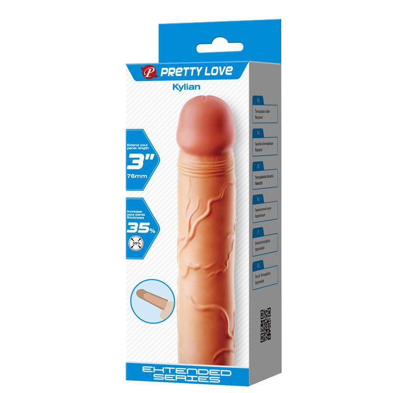 Extended Penis Sleeve 3 Kylian - secretsextoys.store