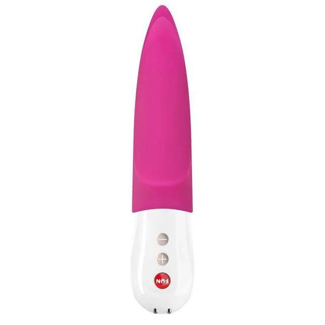 External Stimulator Volta Blackberry vibrator in pink and white