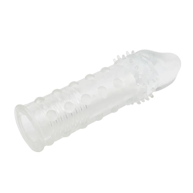 Extra Texture Sleeve Clear - secretsextoys.store