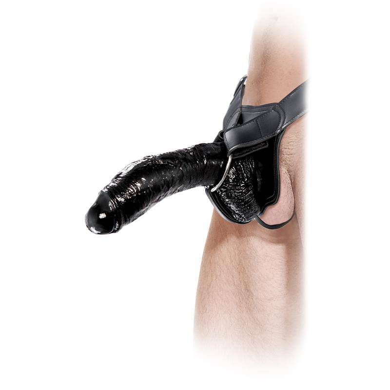 Extreme Hollow Strap - On 25 cm Brown - secretsextoys.store
